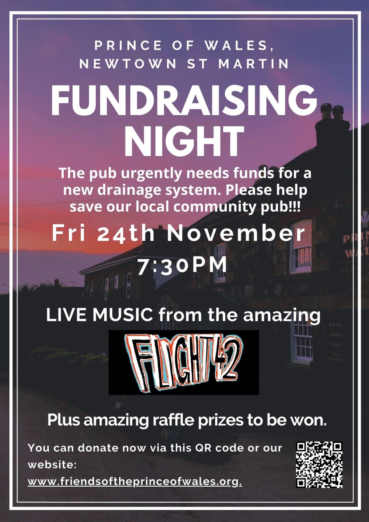 Huge thanks to local teenage band supporting our fundraising event on Fri 24th November